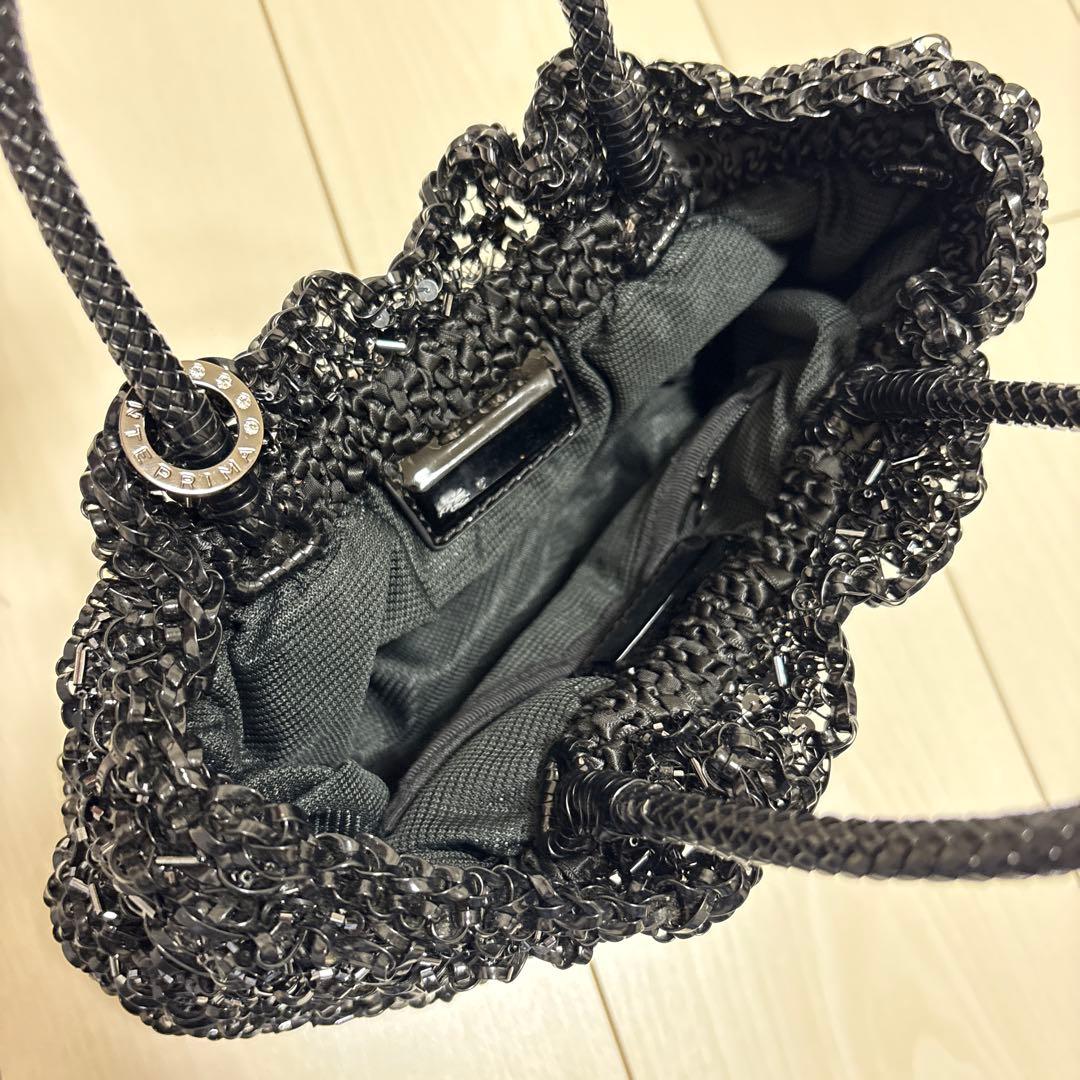 現行品 アンテプリマ グリッターワイヤーミニバック