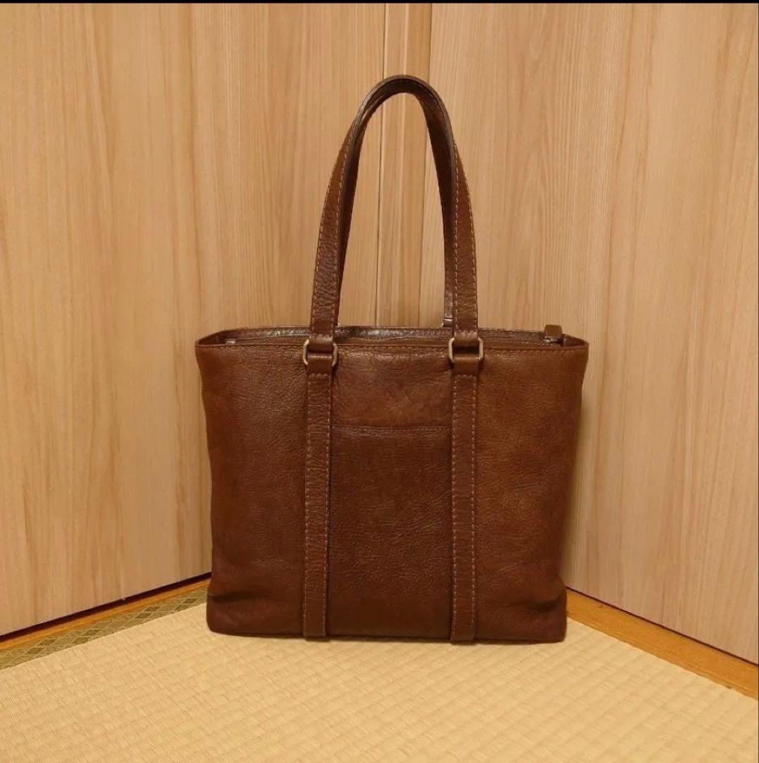 売り切り　土屋鞄　トーンオイルヌメ ビジネスバッグ