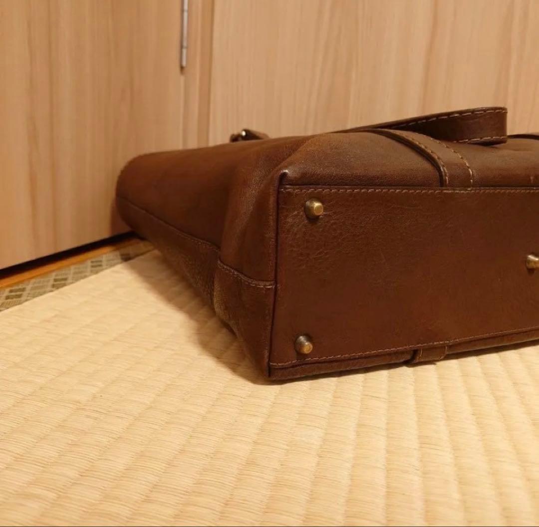 売り切り　土屋鞄　トーンオイルヌメ ビジネスバッグ