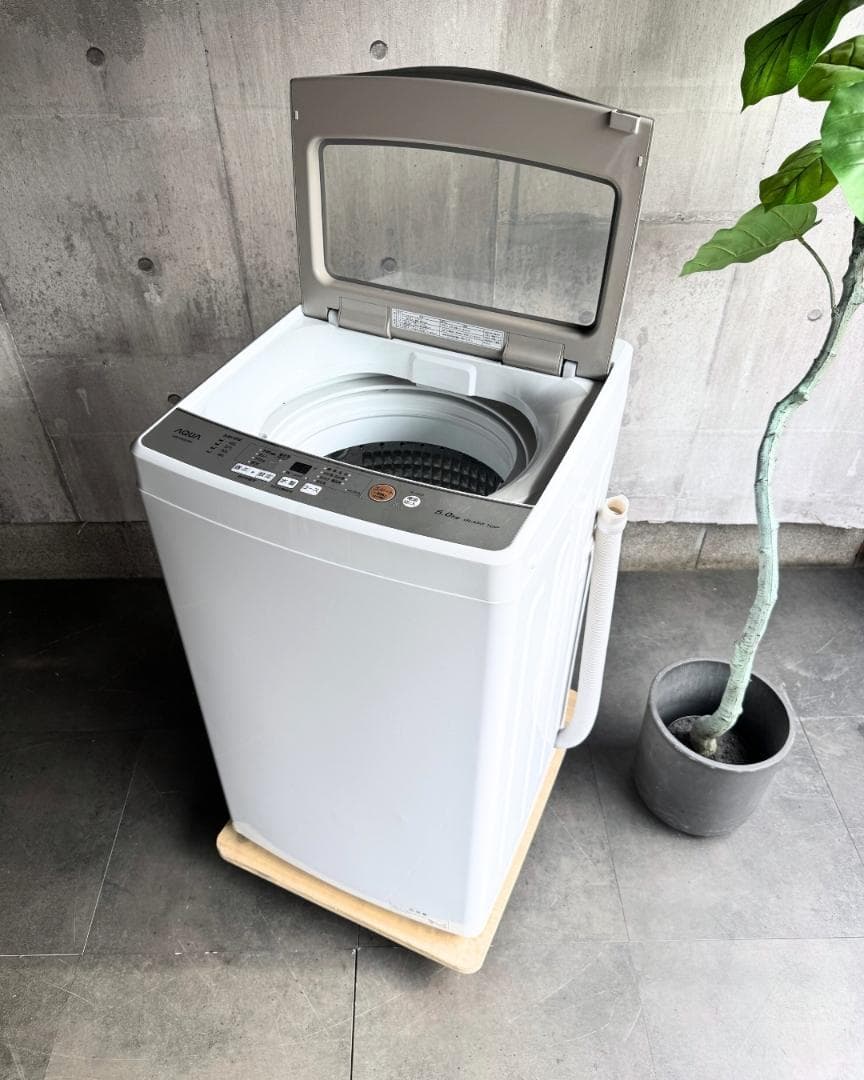 設置まで✨ AQUA 一人暮らし用洗濯機 5kg✨ 2021年製⭕️