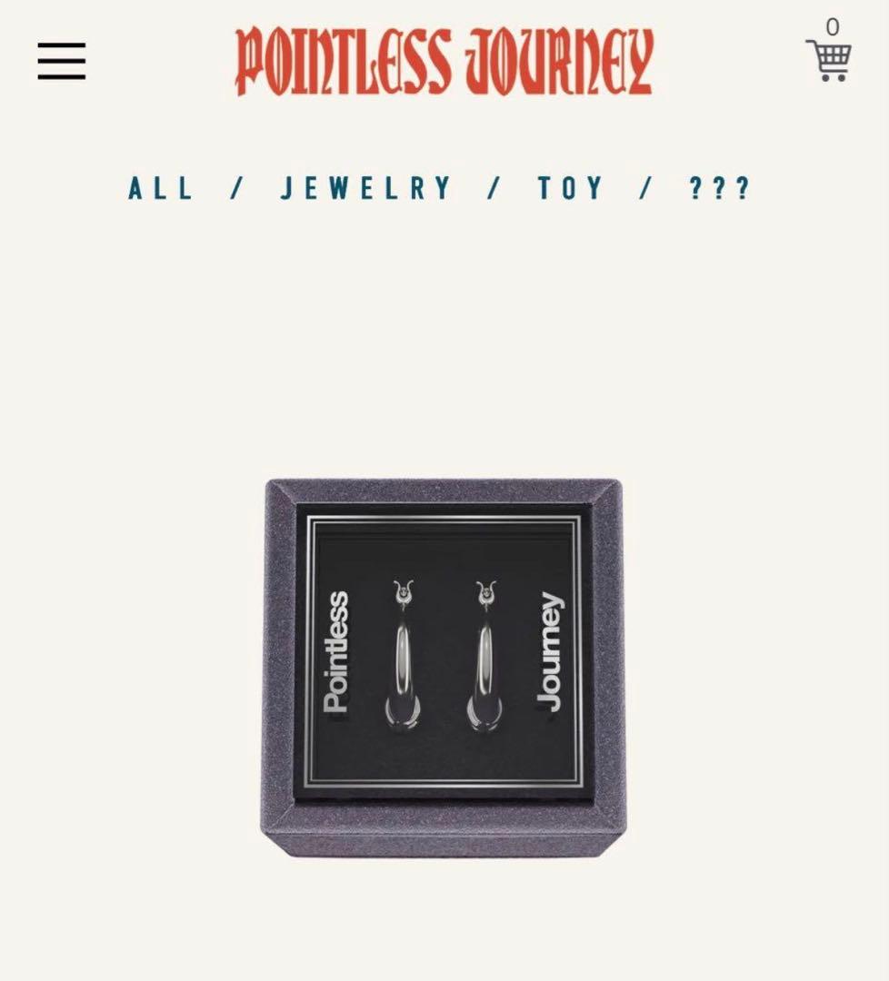 テ*ツ様 Pointless Journey シルバーピアス【限定箱付き】
