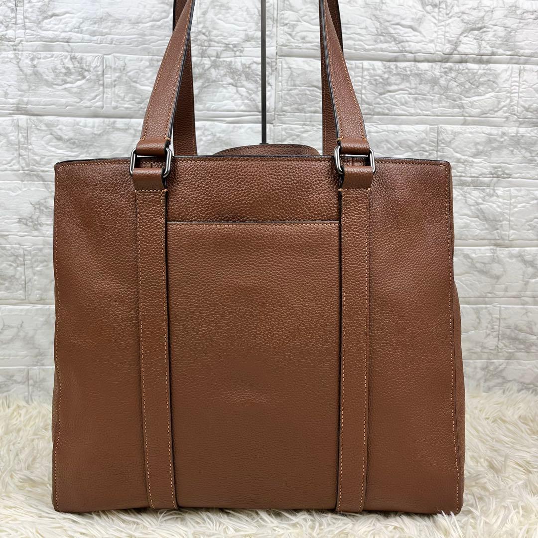 【極美品】コーチ ビジネスバッグ ハドソン ダブルハンドル レザー