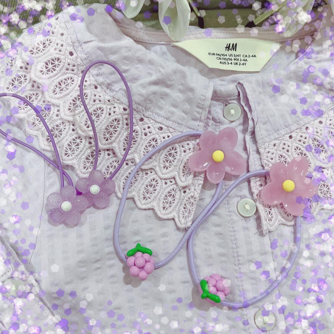 シャーリーテンプル❤️チェリーバスケット❤️ワンピ❤️チェック❤️メゾピアノ❤️カーデ❤️赤