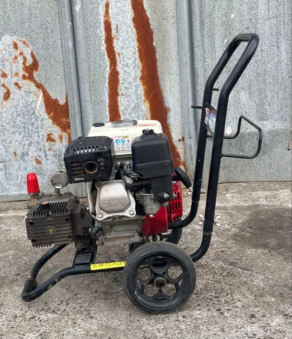 3. スーパー工業 エンジン式高圧洗浄機 SEC-1310 本体 & 給水ホース