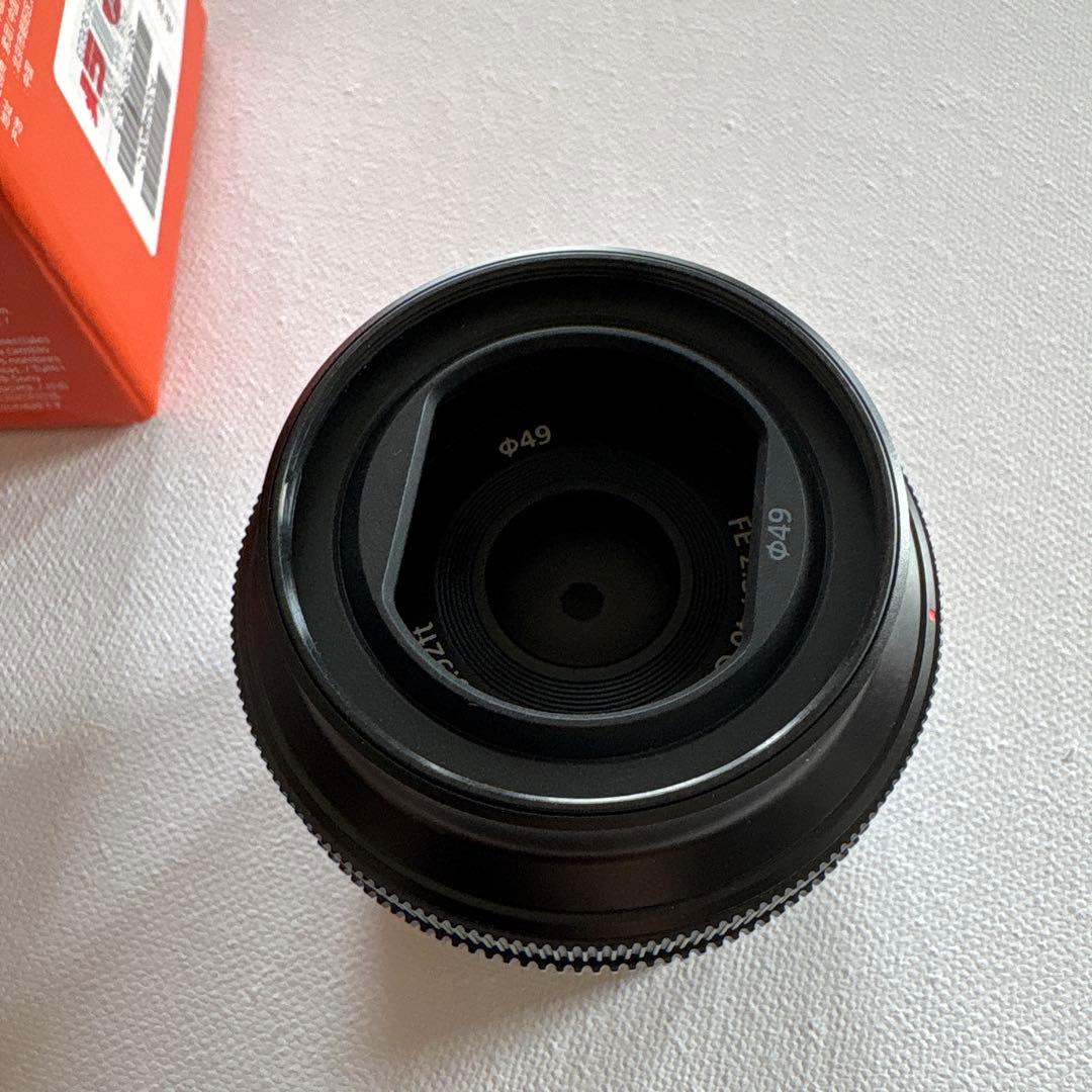 美品 SONY FE40mm F2.5 G 単焦点レンズ