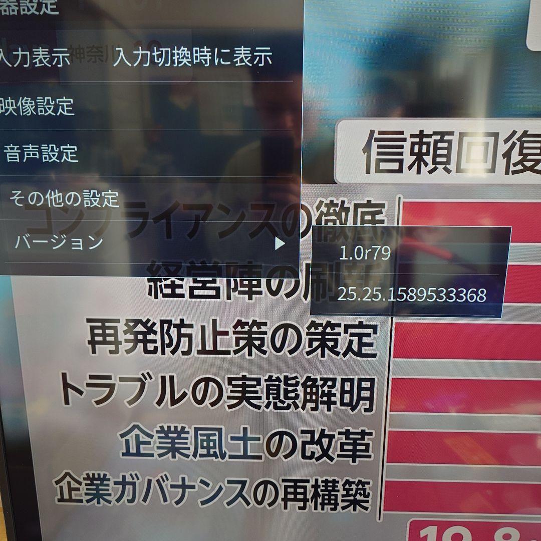 かず65型4Kテレビ 65XUB30