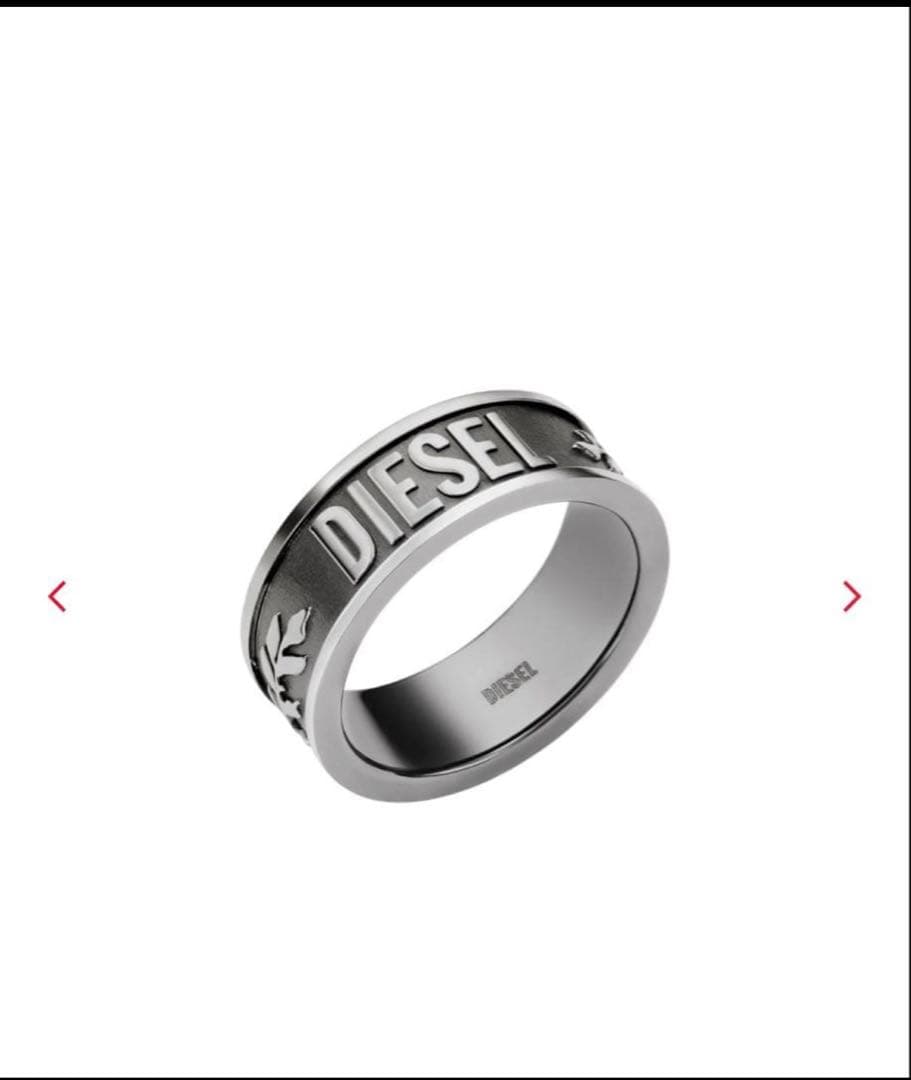 diesel ディーゼル　リング　メンズ　シルバーリング 21.5号