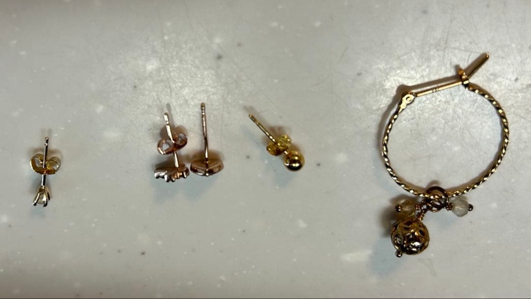 ゴールドピアスまとめ売り　k18 k10