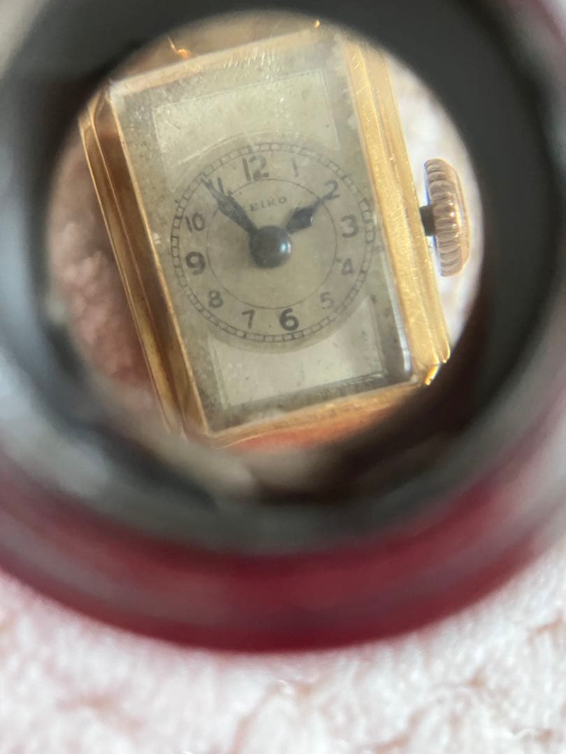 ☻最終値下げ☻SEIKO レディース　手巻き　アンティーク　K18 動作不安定