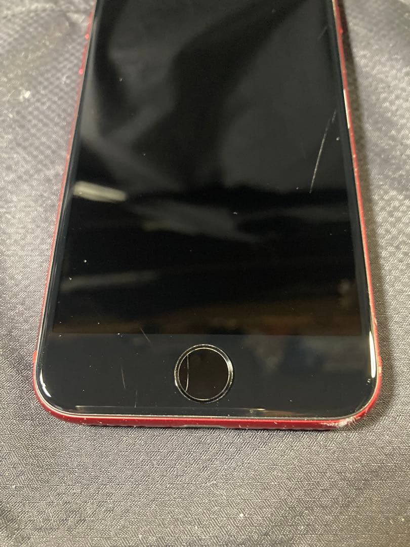 Apple iPhone SE2 レッド 128 GB 背面割れ