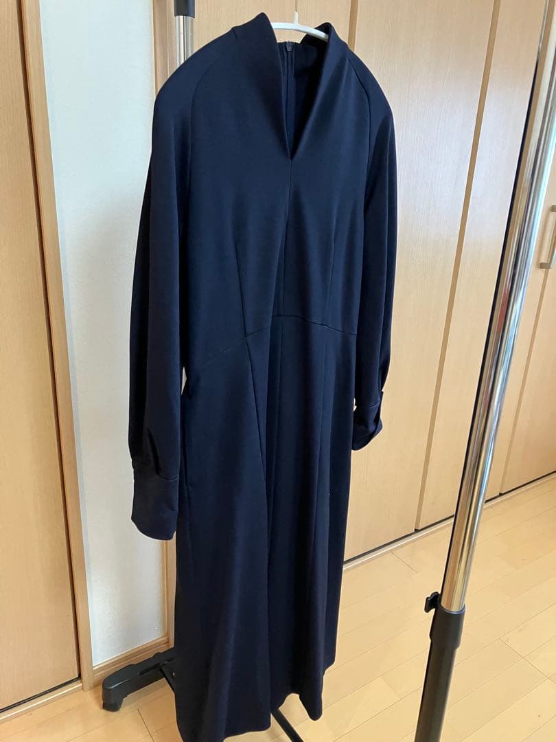 （洗える）ICBレーヨンストレッチポンチフレアワンピース