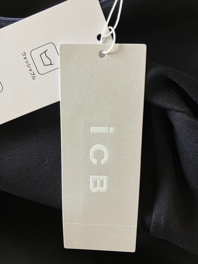 （洗える）ICBレーヨンストレッチポンチフレアワンピース