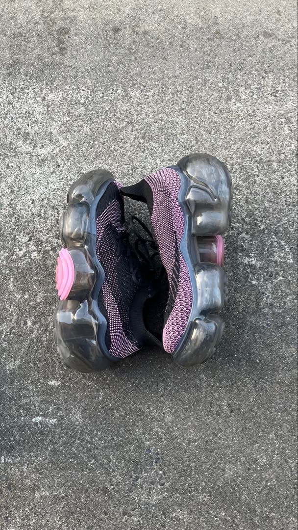 靴 grounds Moopie Black pinkDark Gray27.5