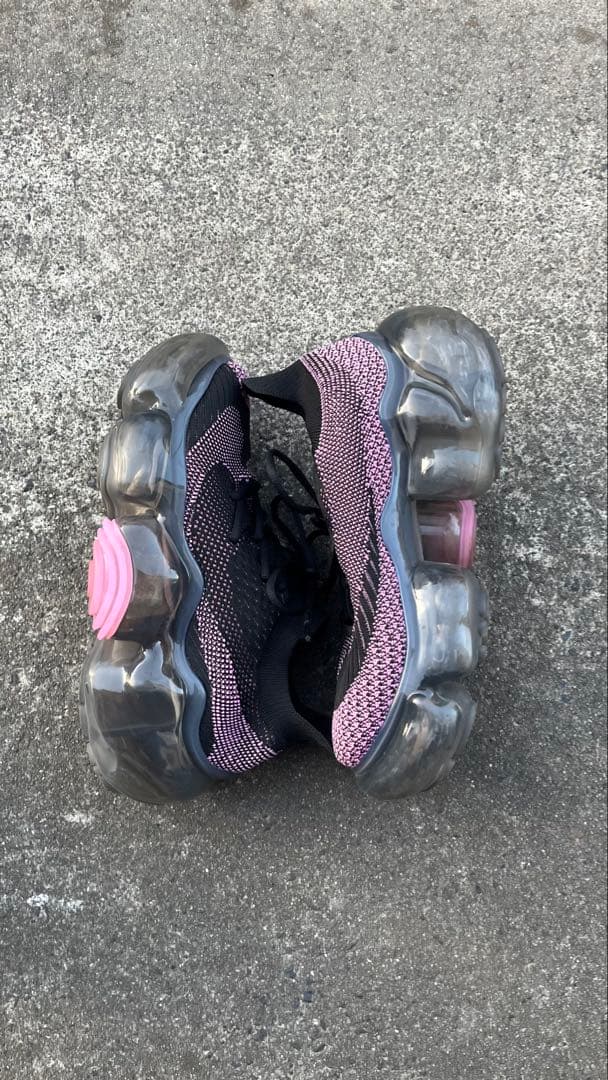 靴 grounds Moopie Black pinkDark Gray27.5