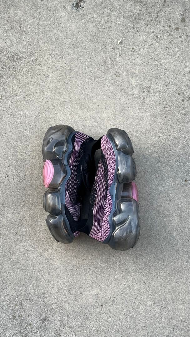 靴 grounds Moopie Black pinkDark Gray27.5