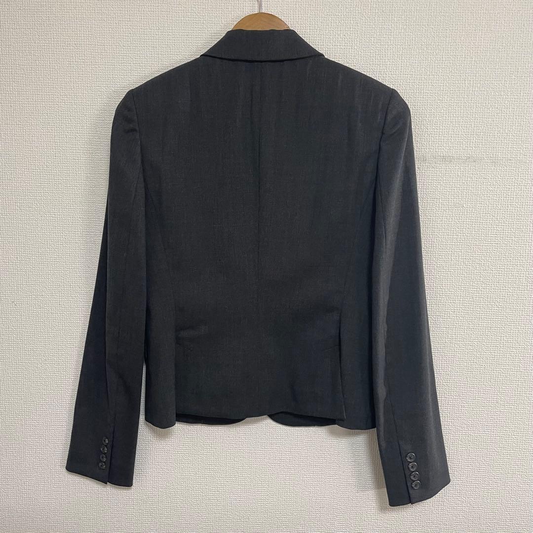 ラルフ ローレン 1ボタン パンツスーツ 11 9 W64 グレー 就活