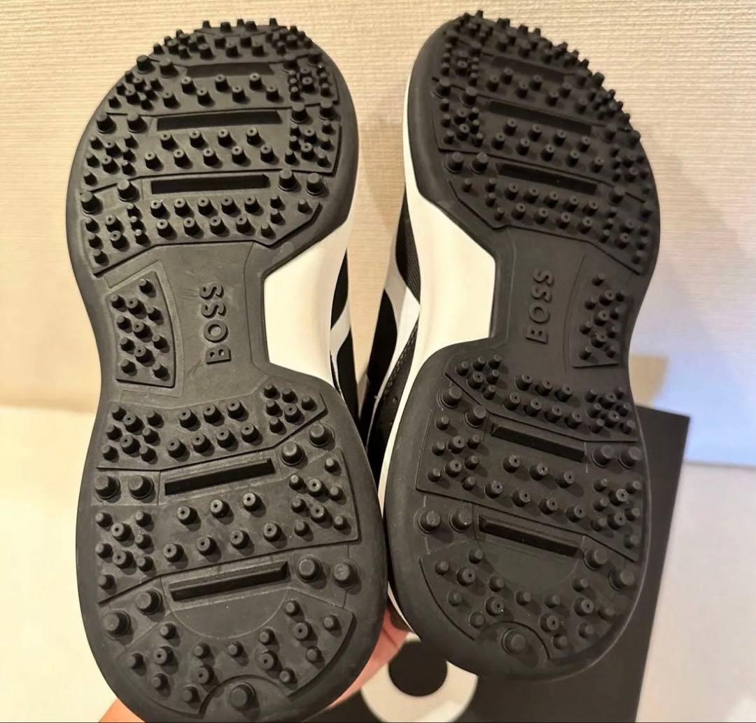 EU39 Hugo Boss Cedric Golf Trainers ブラック