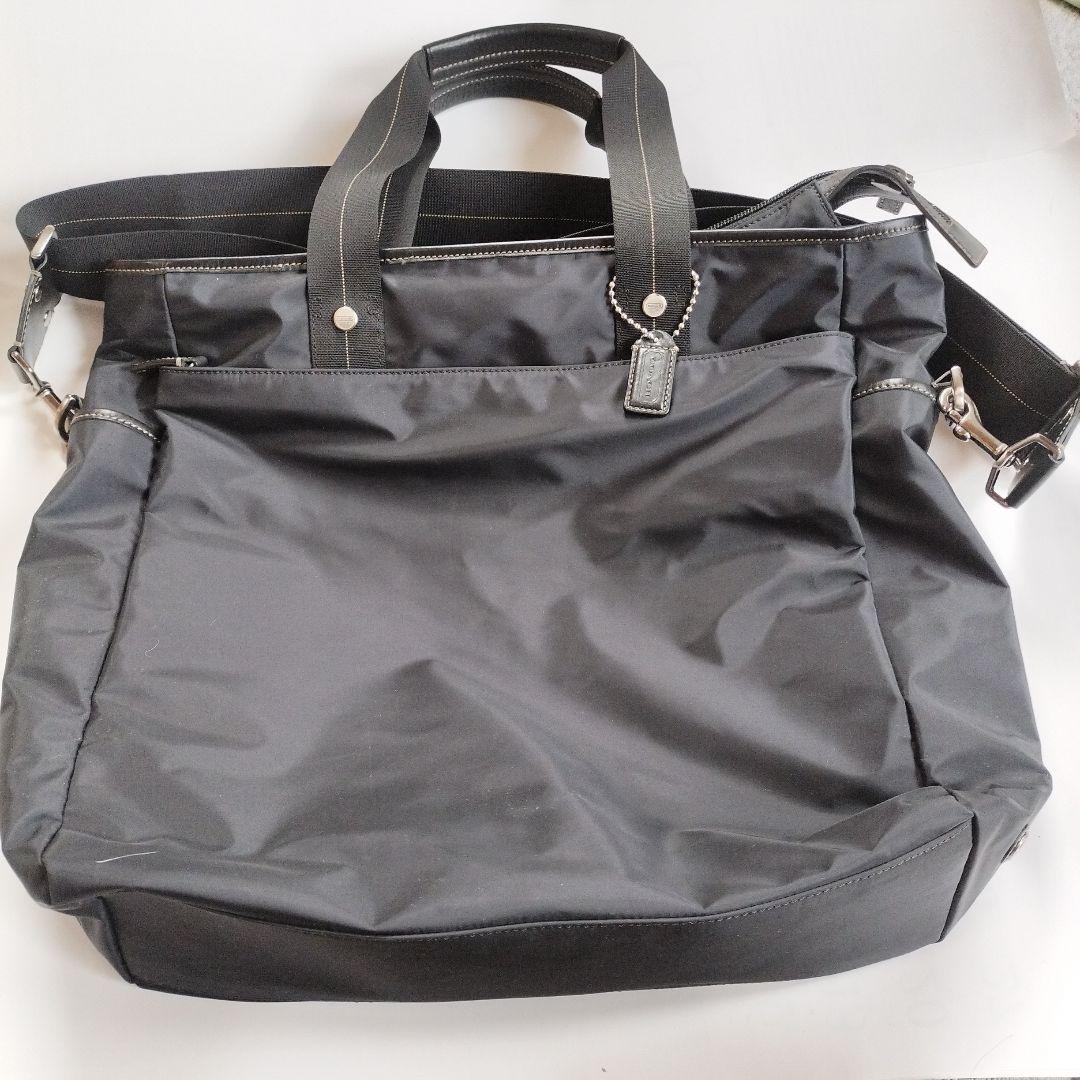 COACH コーチ 5371 2WAY トートバッグ 黒 通勤 通学 旅行