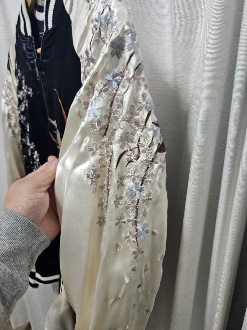 【✨鬼レア✨】絡繰魂　梟　リバーシブル　スカジャン　スーベニアジャケット　L