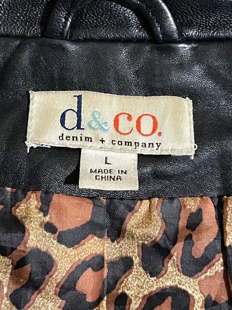 00s y2k 平成 レザー シングルライダース レオパード