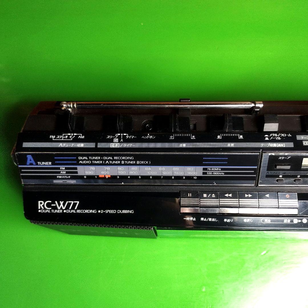 Victor　ダブルラジカセ　RC-W77