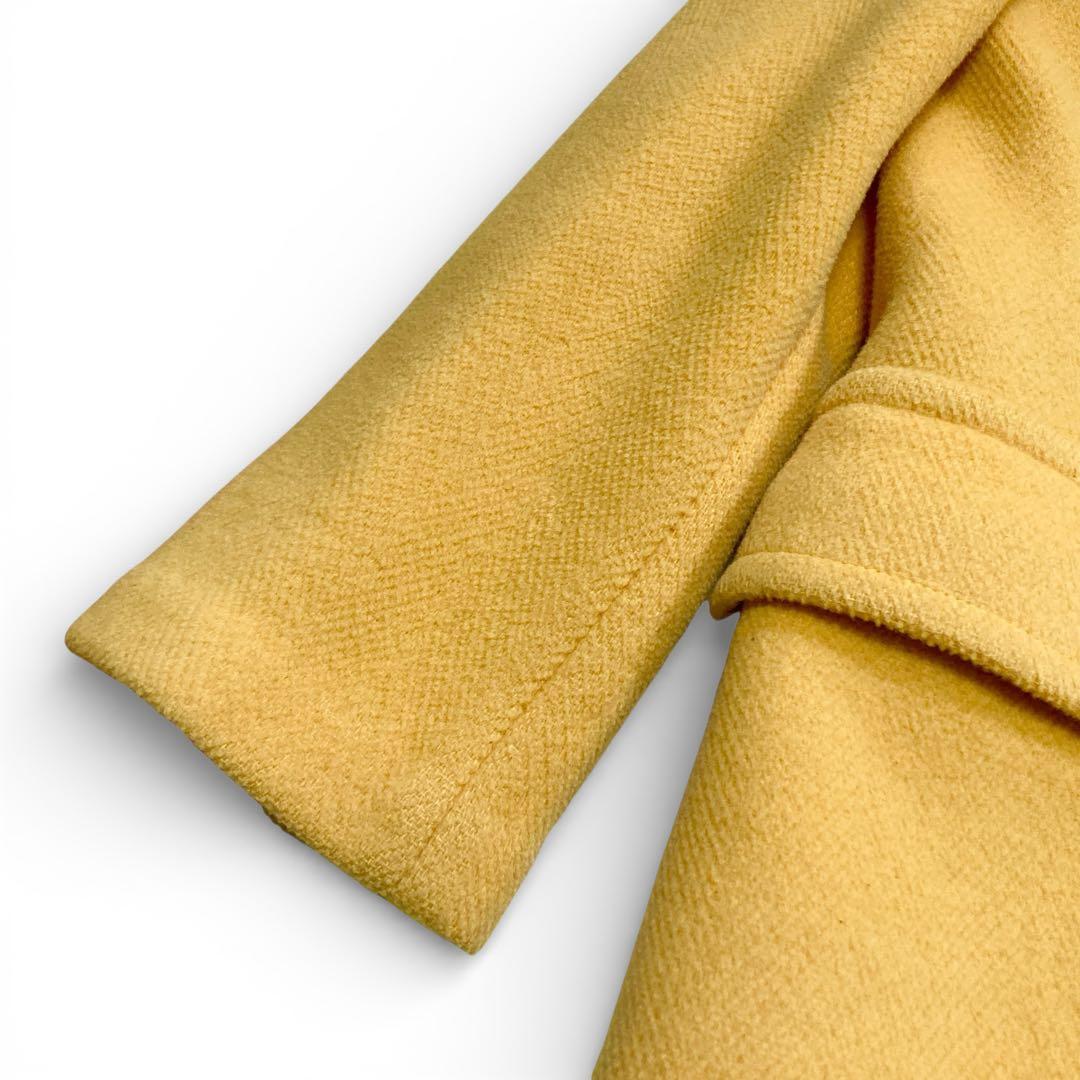 OLD ENGLAND ヘリンボーン ダッフルコート イエロー イングランド製