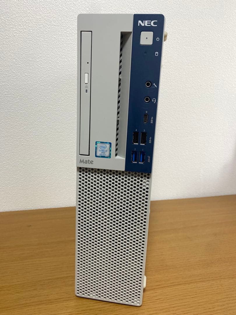 NECデスクトップパソコン/i7-8700/SSD 256GB/メモリ16GB