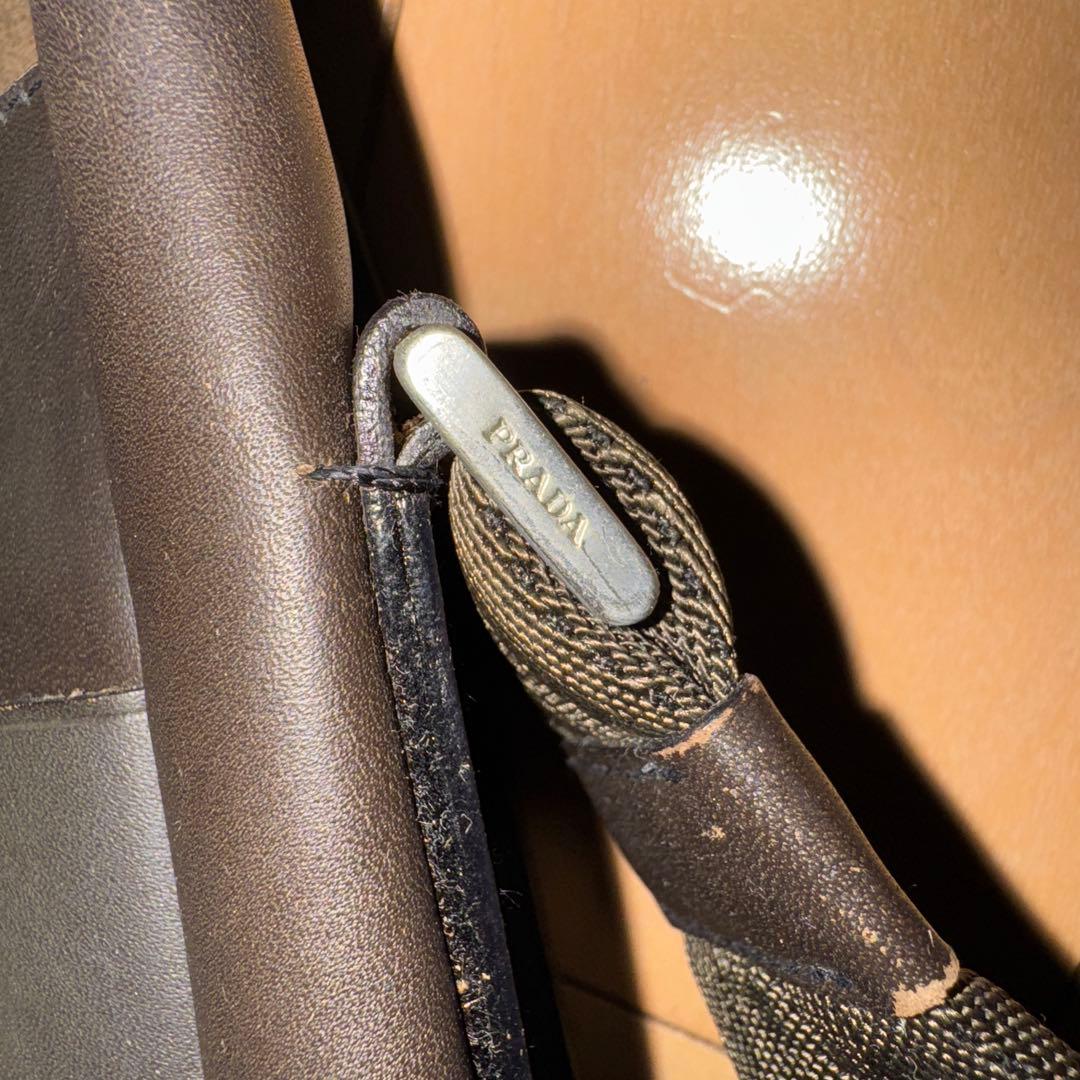 PRADA レザー　メッセンジャーバッグ　アーカイブ