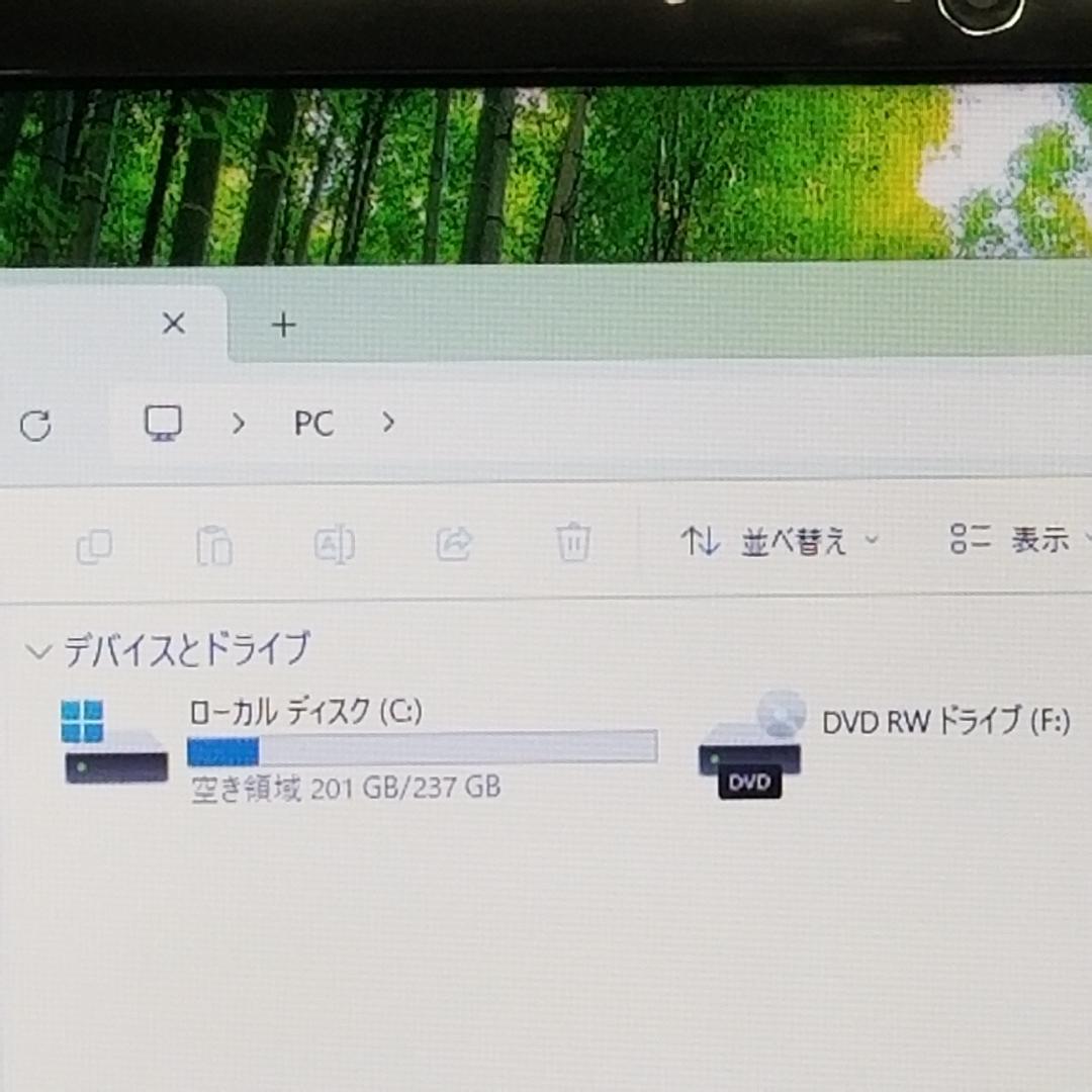 SSD Win11 即使用可 DVD再生可 ノートPC NEC (E2961)