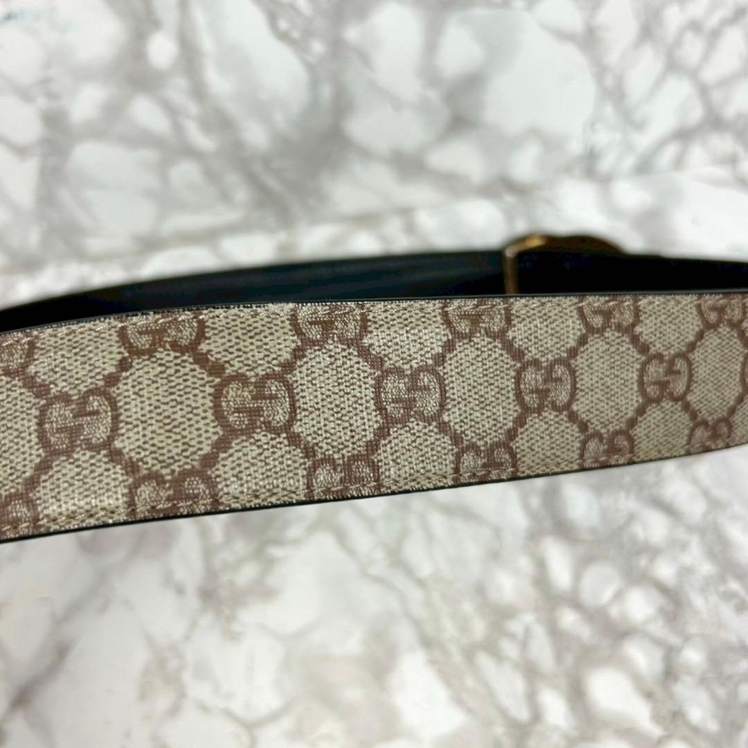 GUCCI グッチ GGパターン ダブルGバックル ベルト