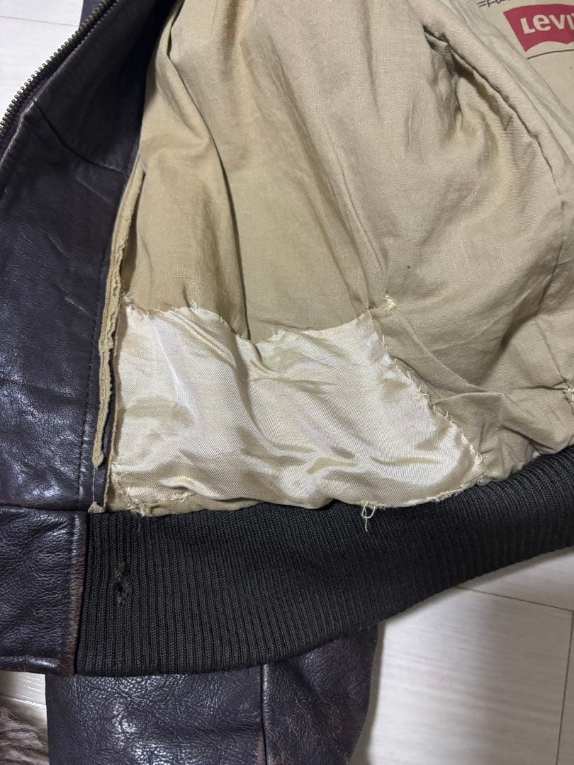 Levi's レザー ジャケット FOR OVER 135 YEARS Mサイズ