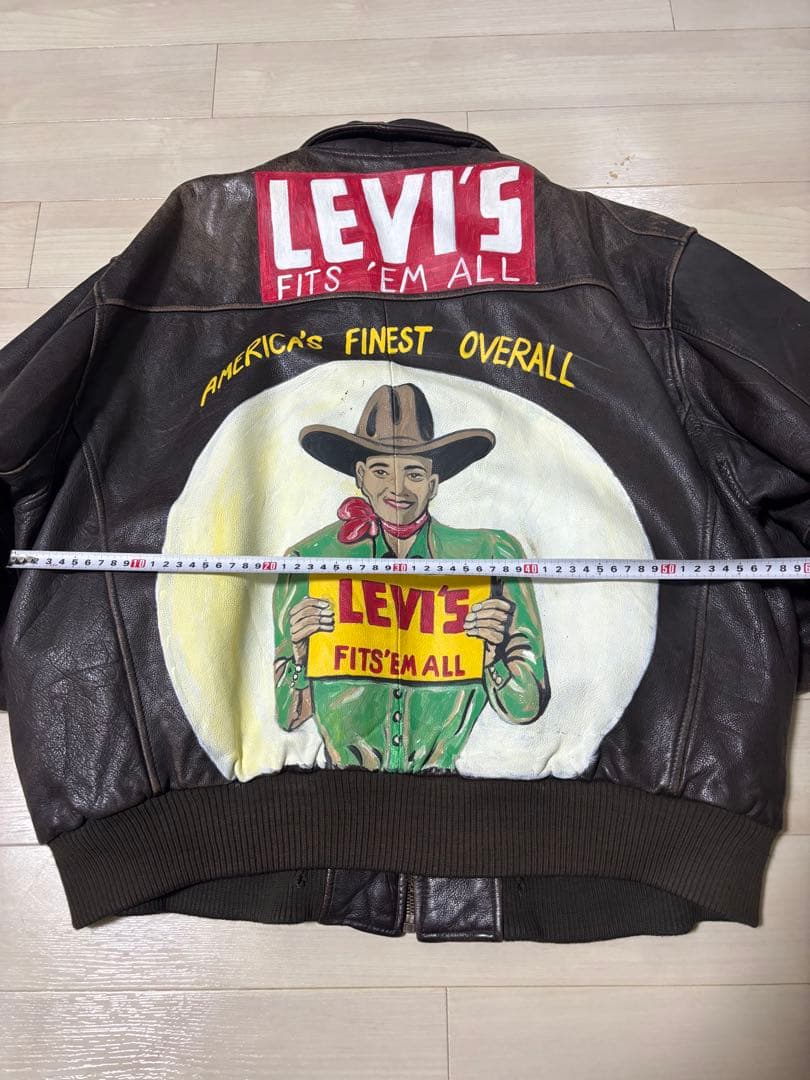 Levi's レザー ジャケット FOR OVER 135 YEARS Mサイズ