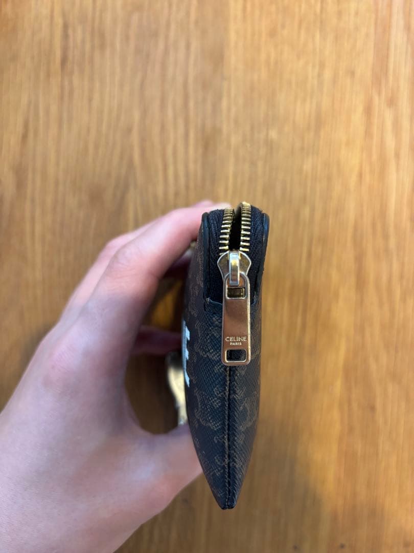 パース / CELINEプリント入りトリオンフキャンバス 財布