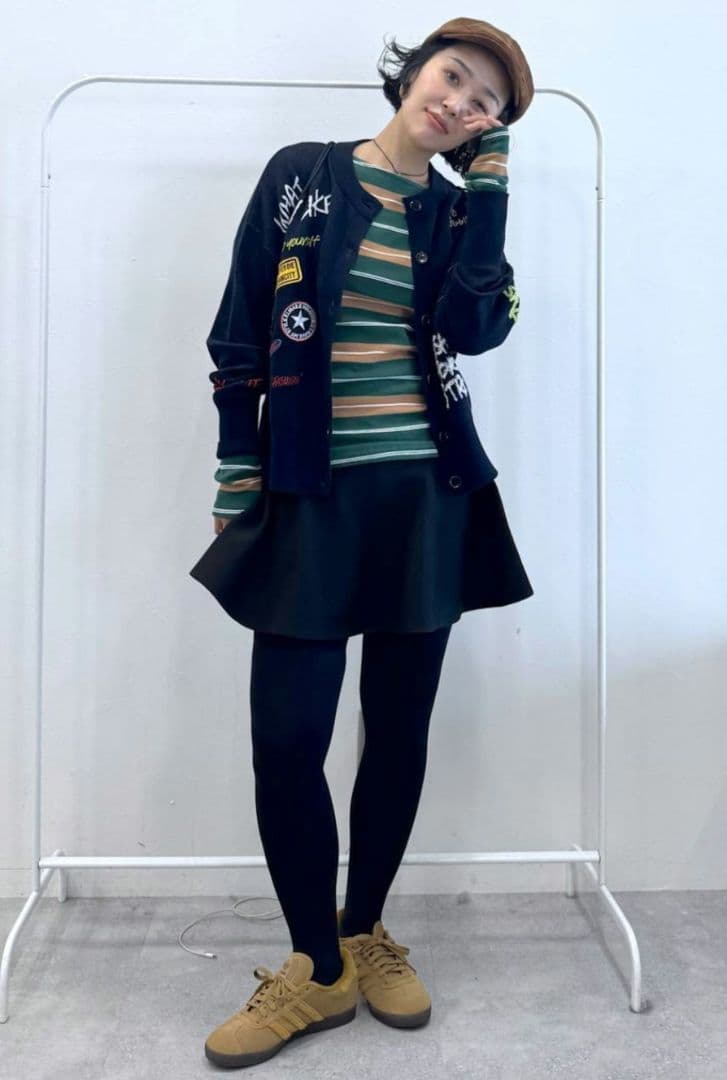 JEANASIS ジーナシス eL＋ おねさん 落書きカーディガン 限定品