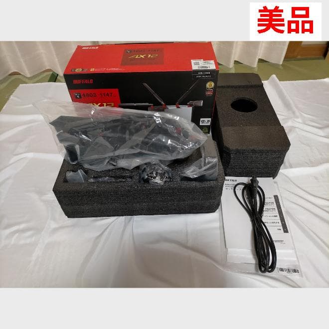 美品　BUFFALO ルーター　WXR-5950 AX12　Wi-Fi 6