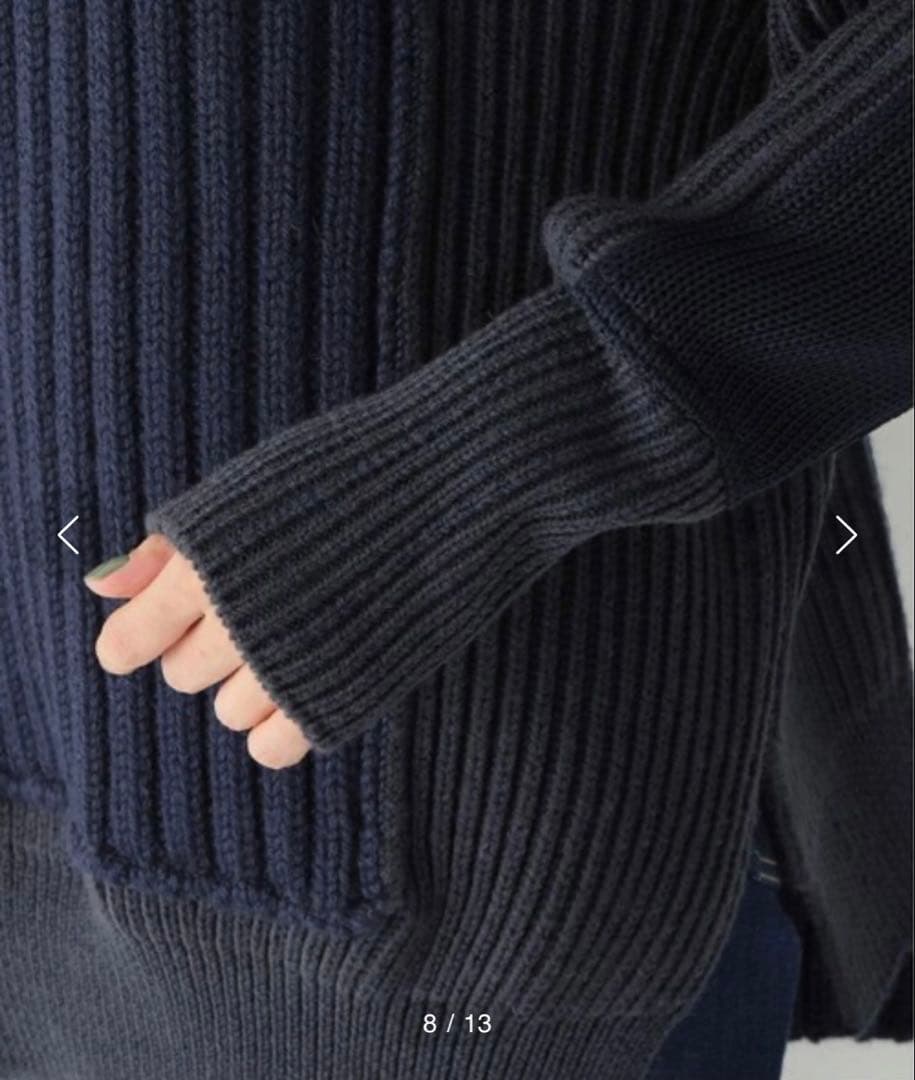 【MM6/エムエム６】TURTLE NECK SWEATER ハイネックニット