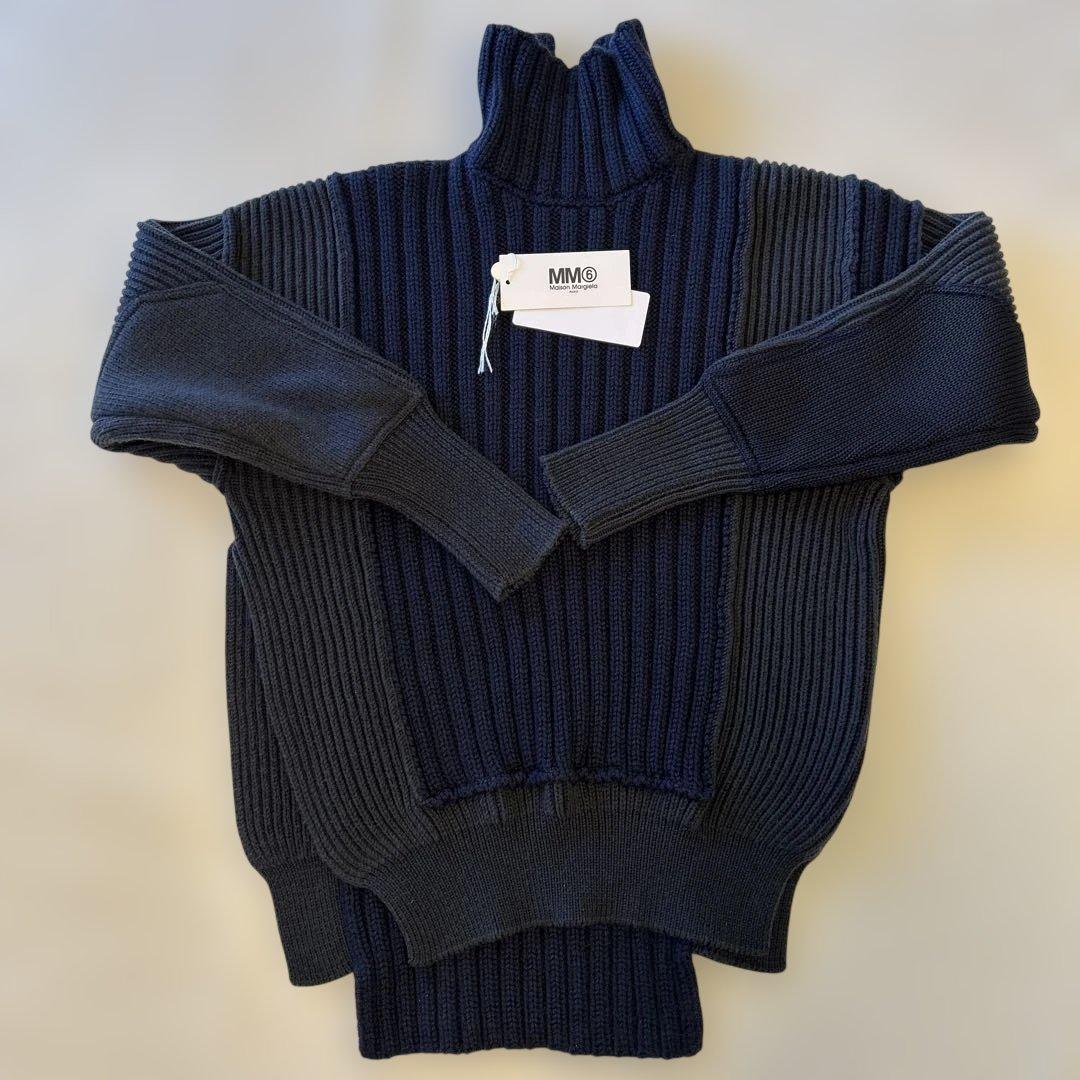 【MM6/エムエム６】TURTLE NECK SWEATER ハイネックニット