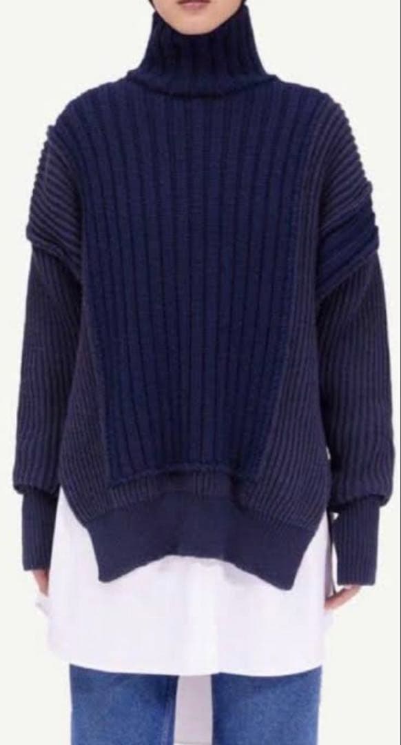 【MM6/エムエム６】TURTLE NECK SWEATER ハイネックニット