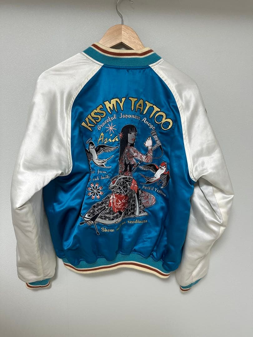 PEAK'D YELLOWスカジャン リバーシブル 42（L）