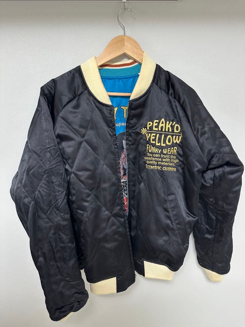 PEAK'D YELLOWスカジャン リバーシブル 42（L）