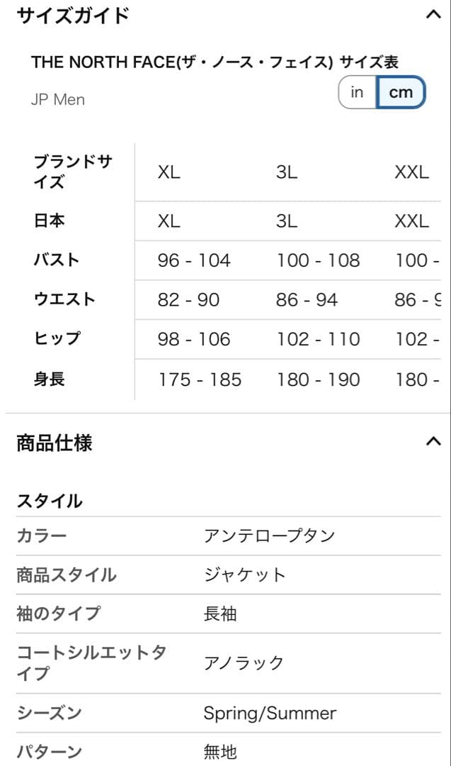 ノースフェイス マウンテンレインテックスジャケット メンズ ゴアテックス 防水