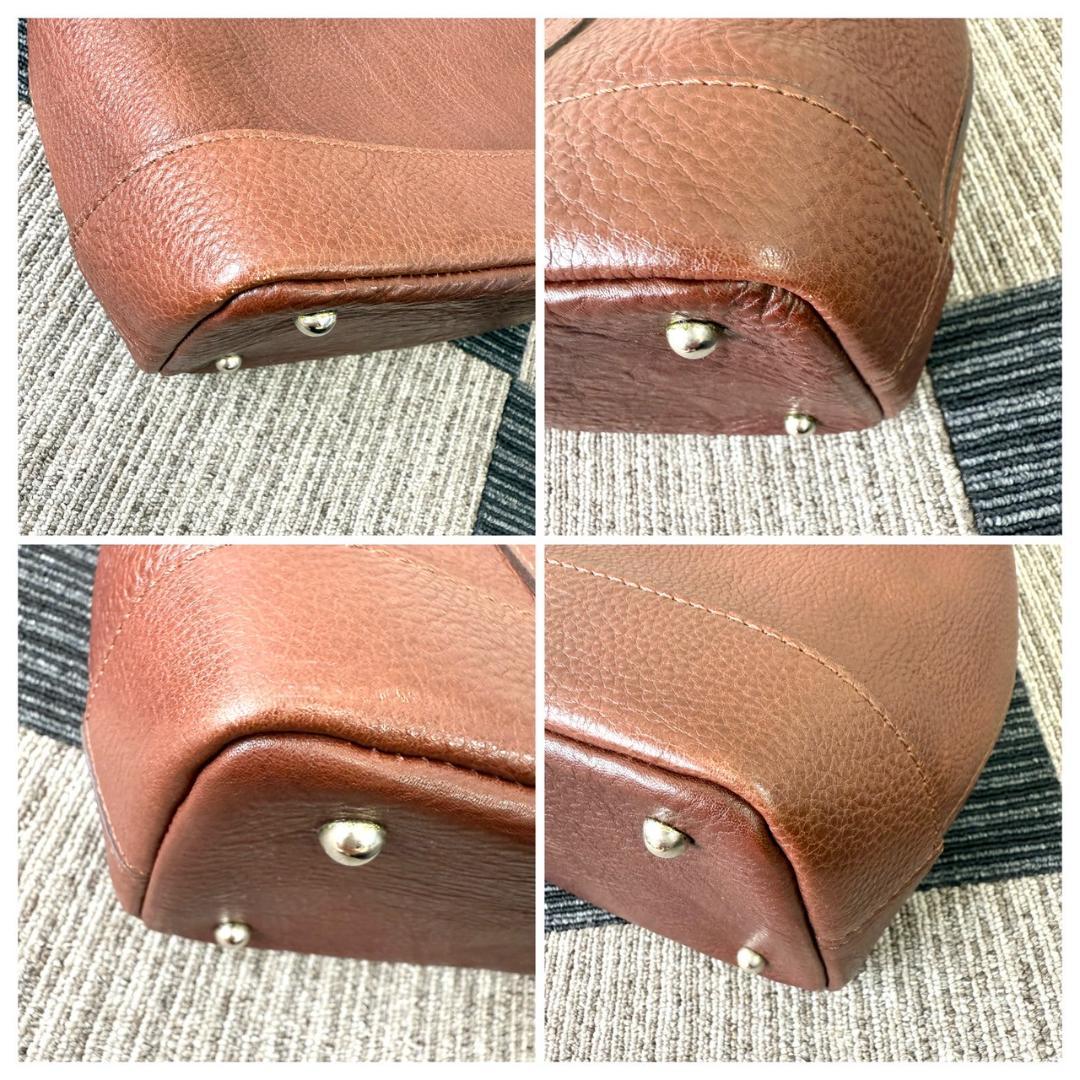 DEUX MONCX　デュモンクス　ダレスバック　レザー　ブラウン