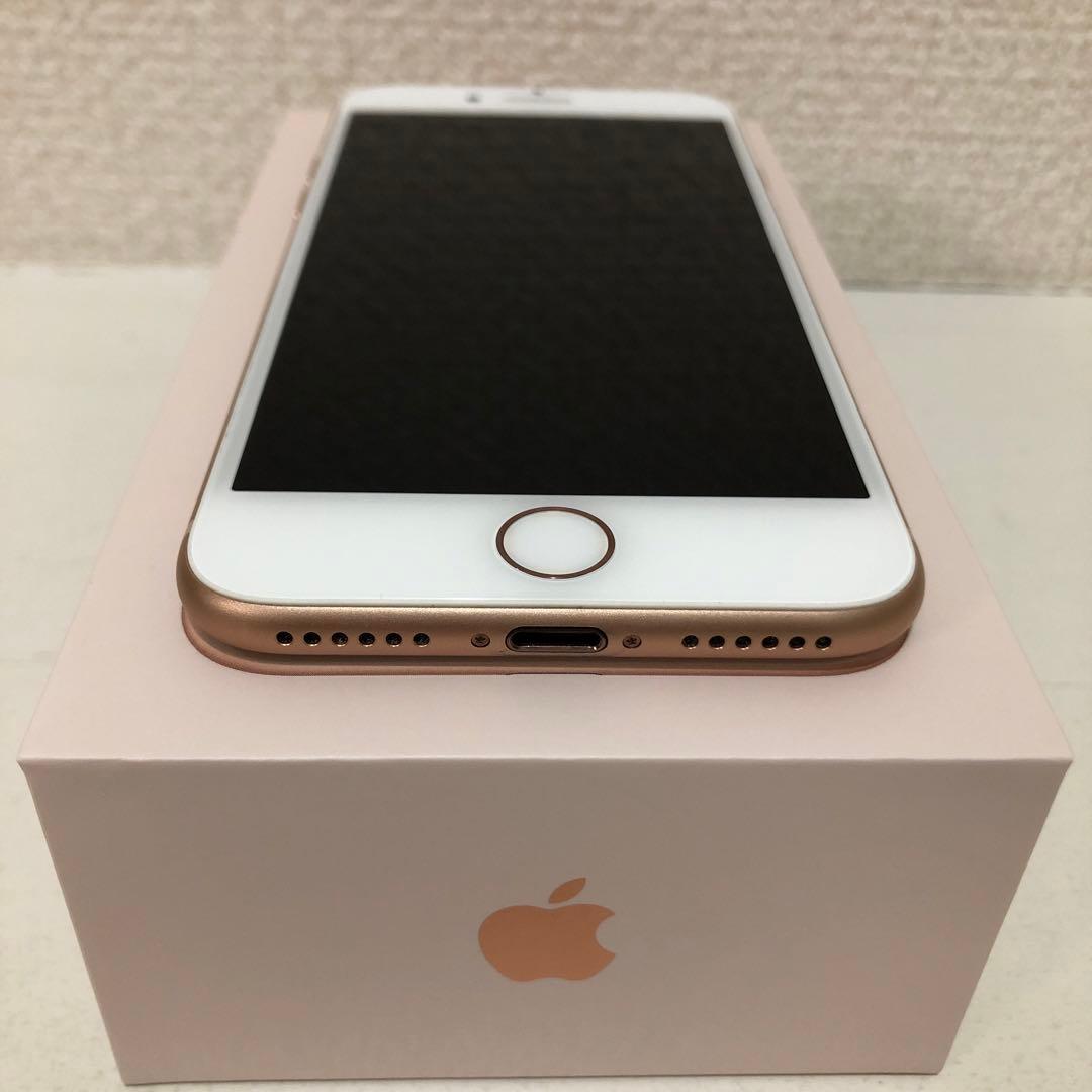 超美品 Apple iPhone 8 ゴールド 本体 SIMロック解除済み