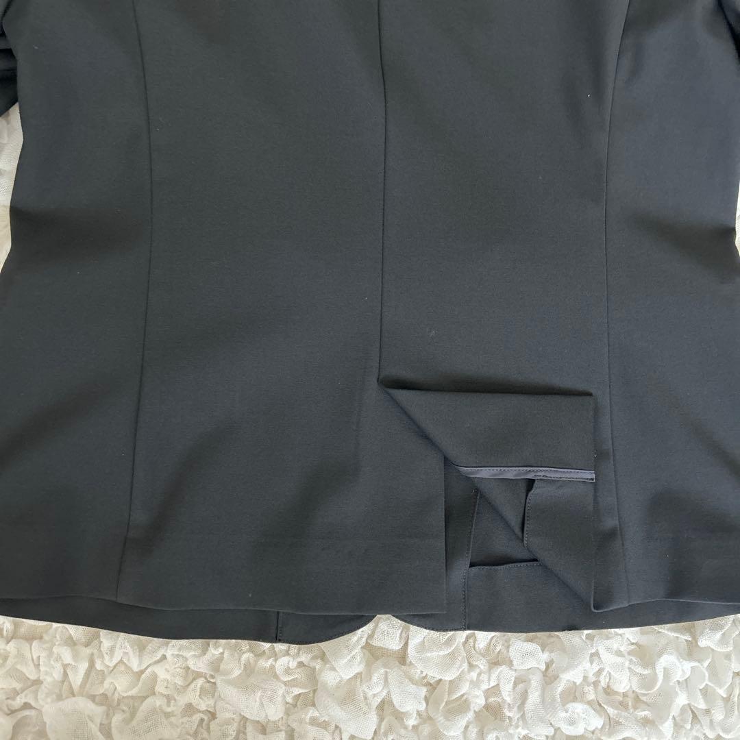 グローバルワーク セットアップ フォーマルスーツ ノーカラー ブラック