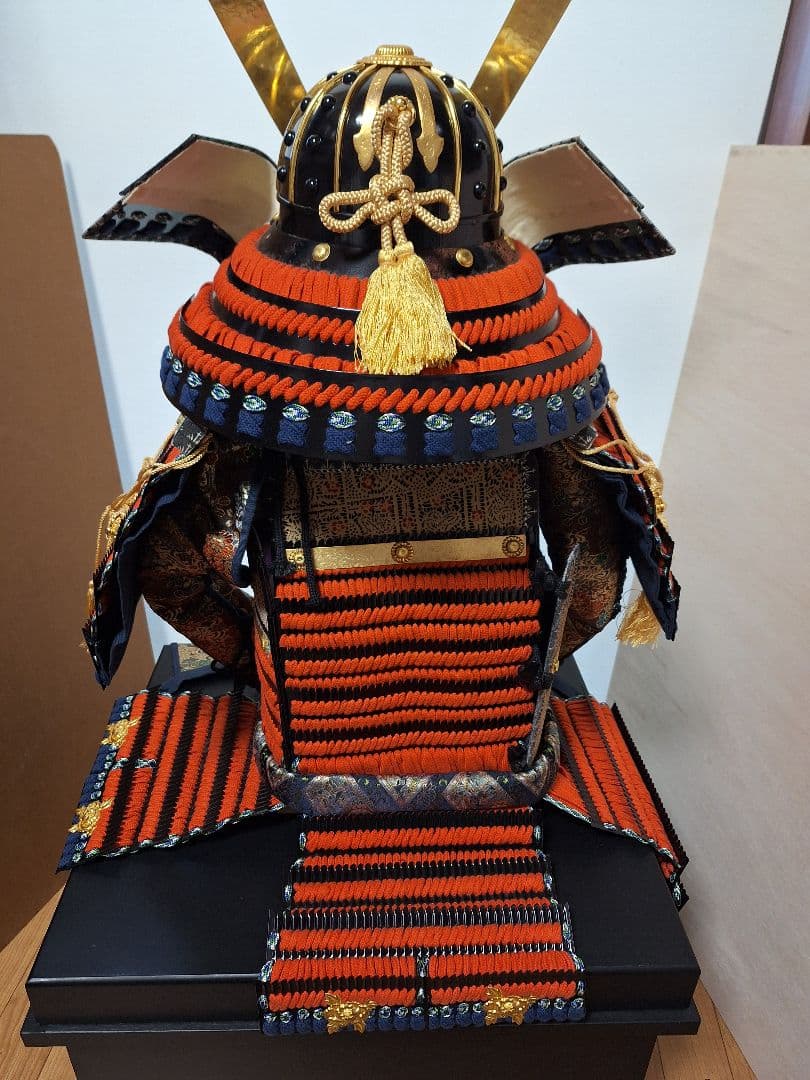 U*i様 稚児等身大鎧兜、五月人形、兜、稚児鎧兜、着用鎧兜