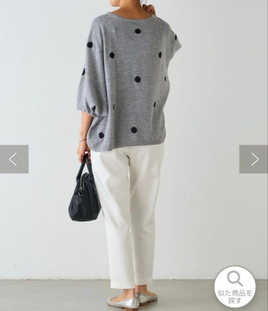 ビアズリー　ラメドットプルオーバー