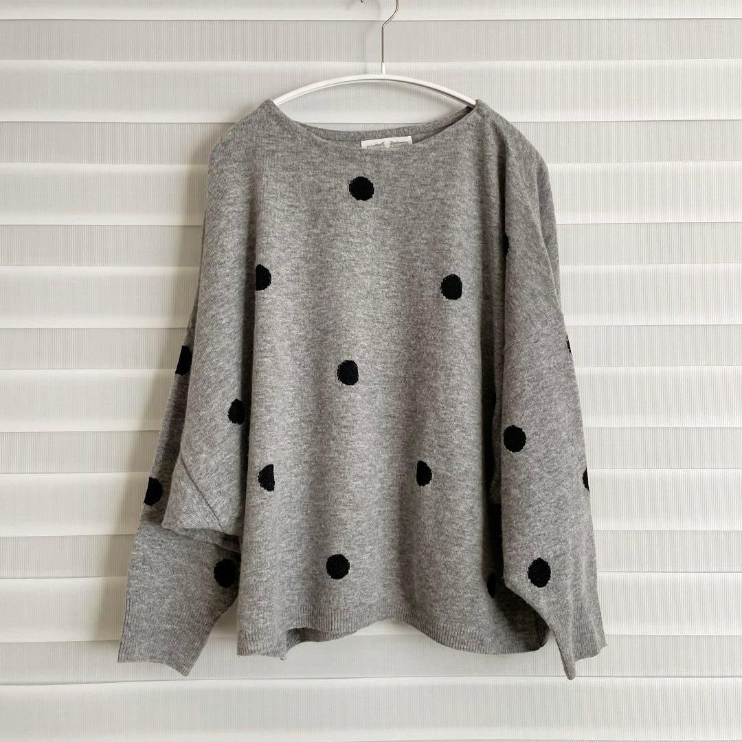 ビアズリー　ラメドットプルオーバー