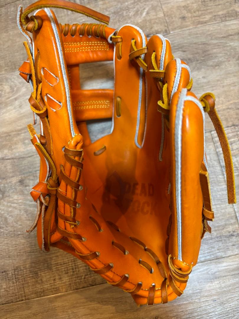 オレンジ デッドストック 硬式グローブ