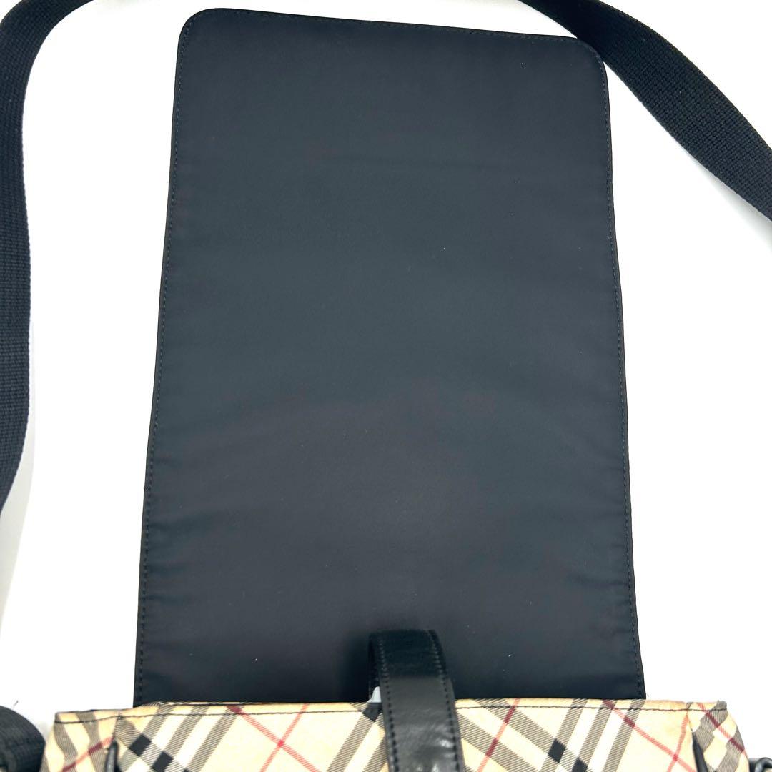 バーバリー　ノバチェック　ショルダーバッグ　メッセンジャーバッグ
