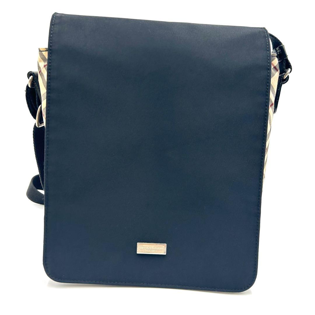 バーバリー　ノバチェック　ショルダーバッグ　メッセンジャーバッグ